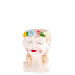 Vaza flori ceramica multicolora Women 16 x 23,5 cm