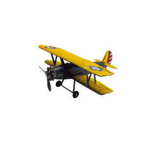 Macheta avion fier multicolor 33 x 33 x 13,5 cm