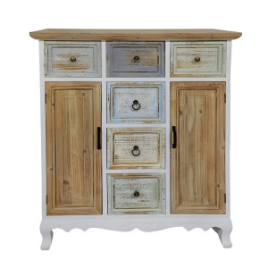 Comoda lemn multicolor 88 x 35 x 110 cm