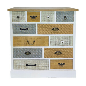 Comoda lemn multicolor 86 x 34 x 92 cm