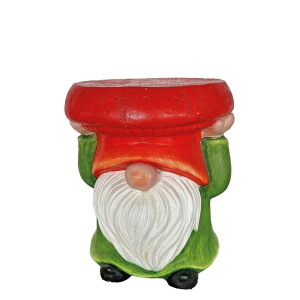 Masuta, suport ghiveci flori magnezie multicolora Gnom 30 x 34,5 cm