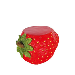 Masuta, suport ghiveci flori magnezie multicolora Capsuna 40 x 32 x 25,5 cm