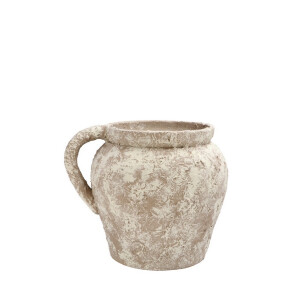 Ghiveci flori ceramica maro 30 x 24,5 cm