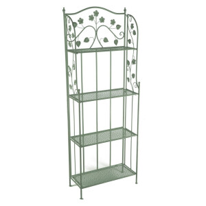 Raft pardoseala 4 polite fier verde 60 x 27 x165 cm