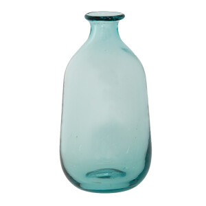Vaza sticla albastra 8x16 cm