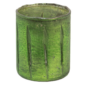 Set 2 vaze sticla verde 9x11 cm