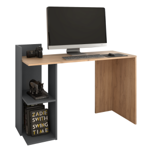 Birou stejar stejar craft auriu grafit Zino 120x52x87,5 cm