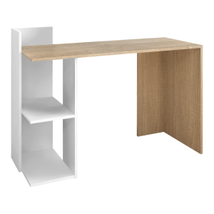 Birou stejar sonoma alb Zino 120x52x87,5 cm