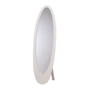 Oglinda de podea rama mdf alb lucios Saskia 48x154 cm