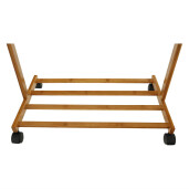 Suport haine bambus natur Vikir 80x35x174 cm