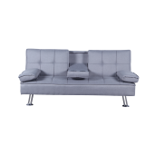 Canapea extensibila gri Goldia 167x86x76 cm