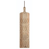 Decoratiune perete lemn maro Timber 21x1.5x90h