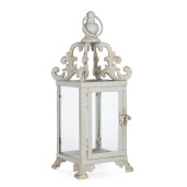 Felinar metal gri vintage Eris 14x14x37h