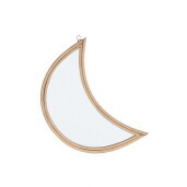 Oglinda perete ratan natur Mozambico Luna 26x1,5x38h