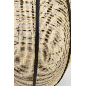 Felinar natur negru Hamir Ø40x79h
