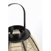 Felinar natur negru Hamir Ø30x49,5h