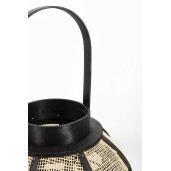 Felinar natur negru Hamir Ø33x61,5h
