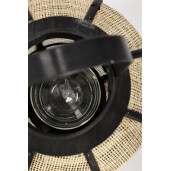 Felinar natur negru Hamir Ø33x61,5h