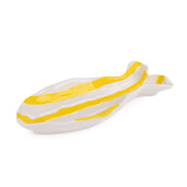 Platou portelan alb galben Peste 25,9x10,9x3,4h