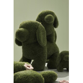 Figurina Catelus iarba artificiala verde 100x50x88h