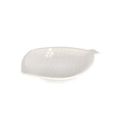 Set 6 platouri portelan alb Fish 22.7x18.3x3 cm