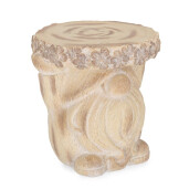 Suport ghiveci flori ceramica maro Gnom Ø30x30h