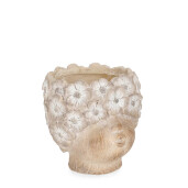 Ghiveci flori ceramica maro Fetita Ø22x21,5h