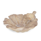 Platou decorativ ceramica maro Bird 36x38x16h