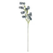 Set 12 flori artificiale albastre verzi Myriam 30x108h