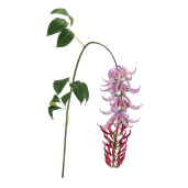 Set 6 flori artificiale violet verzi Macuna 142h