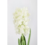 Zambila artificiala alba in ghiveci Ø12,5x52h