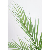 Palmier artificial in ghiveci verde negru 8 frunze Ø40x58h