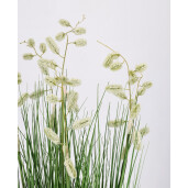 Planta artificiala verde alba in ghiveci 70x100 cm