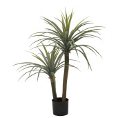 Planta artficiala verde in ghiveci Dracena 95x80x110 cm