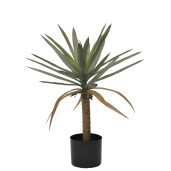 Planta artficiala verde in ghiveci Dracena 58x55x62 cm