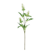 Set 3 flori artificiale albe verzi Patchouli 16x8x74h