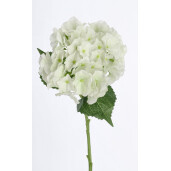 Set 3 Hortensii artificiale albe verzi Ø25x52h