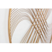 Decoratiune perete otel auriu Zaira 90x1.8 cm
