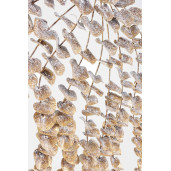Decoratiune din metal auriu vintage pentru perete Aurum 58 cm x 6.5 cm x 94.5 h