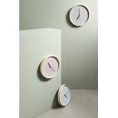 Ceas perete gri natur Lorens Ø40,8x4,8 cm