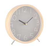 Ceas masa gri natur Lorens Ø18,5x4,5 cm