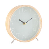 Ceas masa verde alb natur Lorens Ø18,5x4,5
