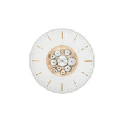Ceas perete alb natur Industry Ø53x6h
