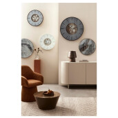 Ceas perete multicolor Industry Ø74x6h