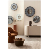 Ceas perete multicolor Veining Ø65x8h