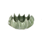 Bol decorativ ceramica verde Tae 34,5x33x16h