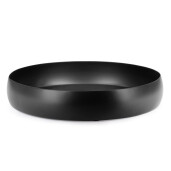 Tava decorativa metal negru Mythri Ø30x5h
