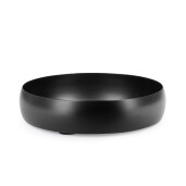 Tava decorativa metal negru Mythri Ø23x5h