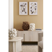 Bol decorativ ceramica maro Pigna 34x12,5x5,5h