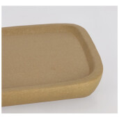 Tava decorativa otel ocru Alligator 30x30x6h